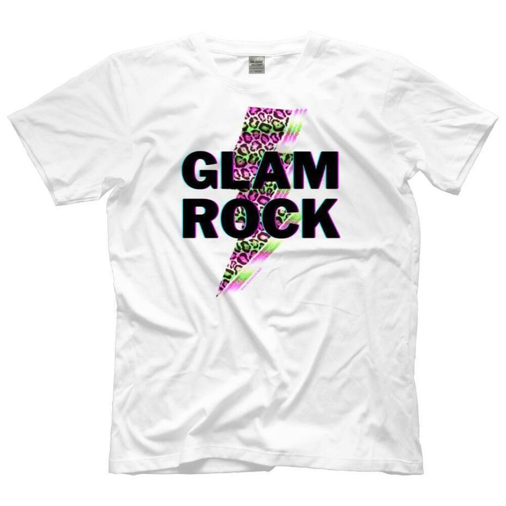 Glamrock Leopard Bolt Logo White Shirt